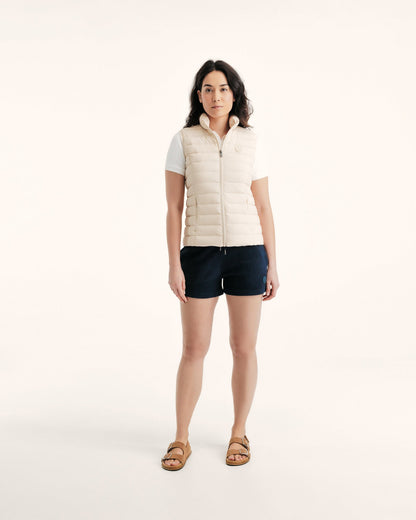 Doudoune sans manches stretch Argile Grenada